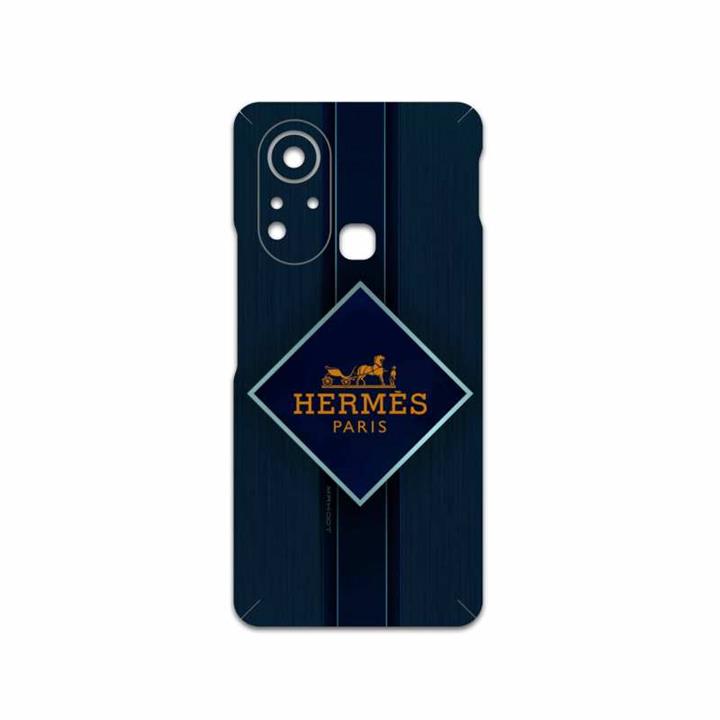 برچسب پوششی ماهوت مدل Hermes-Logo مناسب برای گوشی موبایل اینفینیکس Hot 11s MAHOOT Hermes-Logo Cover Sticker for Infinix Hot 11s